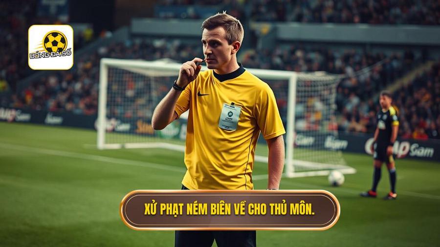 Luật ném biên về cho thủ môn bằng tay: Những quy định khắt khe bạn cần biết 3 Xử phạt ném biên về cho thủ môn.
