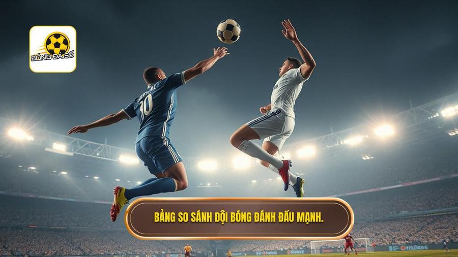 Kèo cược đội ghi bàn từ tình huống đánh đầu: Nghệ thuật soi kèo đỉnh cao 3 Bảng so sánh các đặc điểm nhận diện đội bóng mạnh về đánh đầu